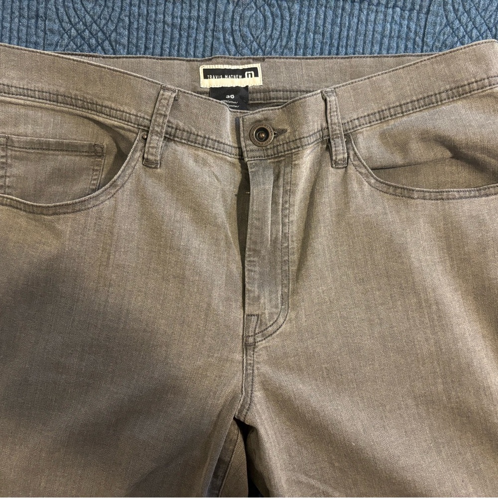 Travis Mathew Men's Dark Gray Pants